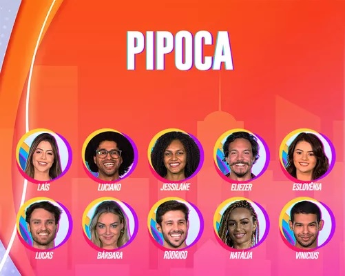 Participantes do grupo Pipoca do BBB22 