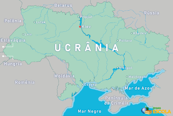 MAPA DA UCRANIA 