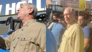 Ciro Gomes bate boca com bolsonaristas e chega a agredir rapaz em Ribeirão Preto