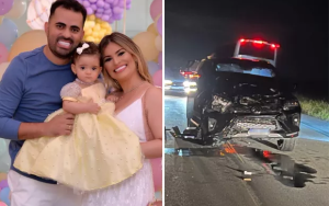 Influencers e sua filha de 1 ano sofrem grave acidente: ‘Renascemos’
