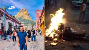 Turista é espancado e queimado vivo após fofoca falsa o acusar de ser ”Ladrão de crianças”