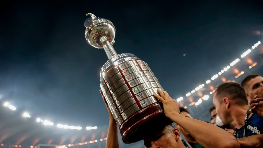 Final da Libertadores 2022: Premiação do campeão. foto reprodução.