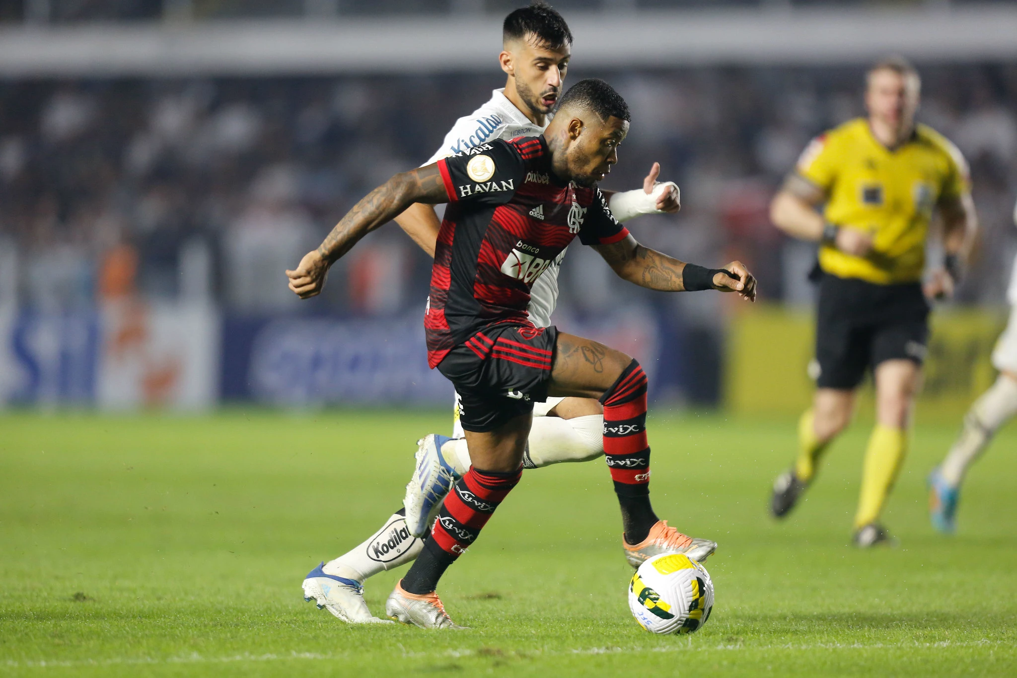 Onde assistir Flamengo x Santos pela 34ª do Campeonato Brasileiro. Foto: reprodução.