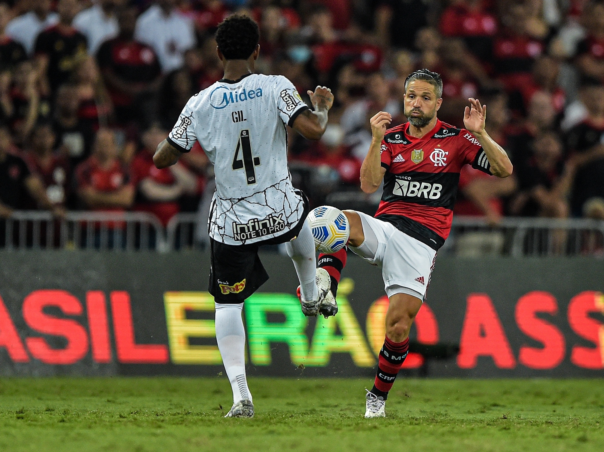 Onde assistir Flamengo x Corinthians grátis online. imagem: reprodução.