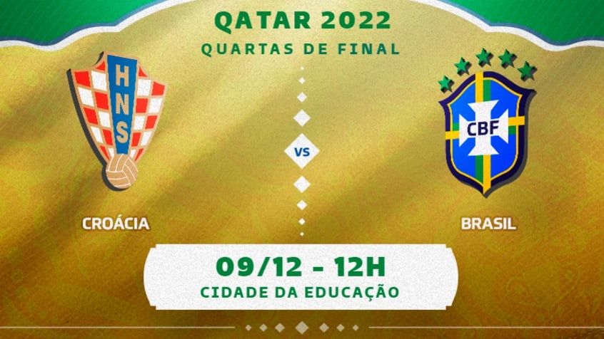 Onde assistir Croácia x Brasil ao vivo grátis