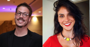 Fábio Porchat aparece com nova namorada após separação