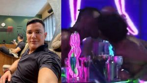 Marido de Fred Ninácio se surpreende com beijo no BBB23