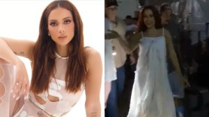 Anitta é alvo de intolerância religiosa ao gravar clipe