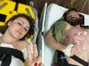 Fisiculturista filma própria queda de balão em SC