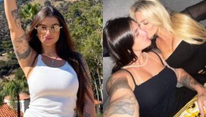 Bárbara Labres assume relação com ex de jogadores de futebol