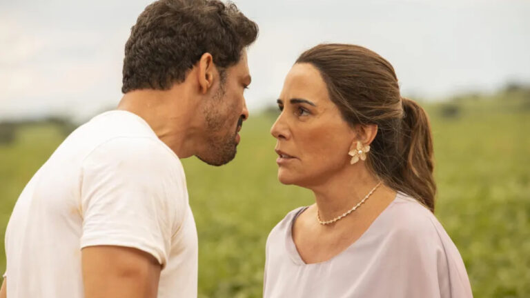 Caio e Irene em Terra e Paixão (Foto: Divulgação)