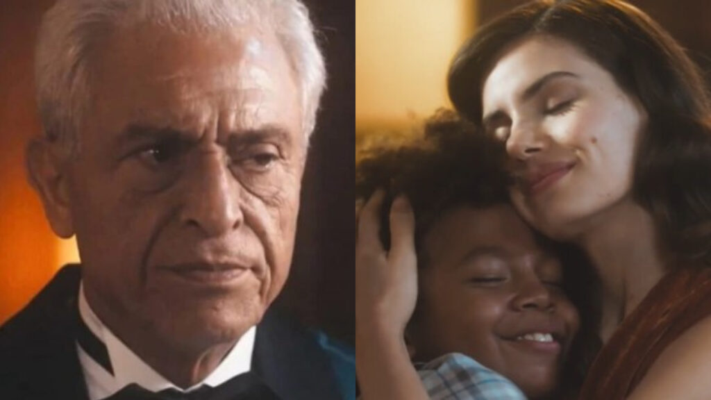 Leonel, Marcelino e Marê em Amor Perfeito (Foto: Divulgação)