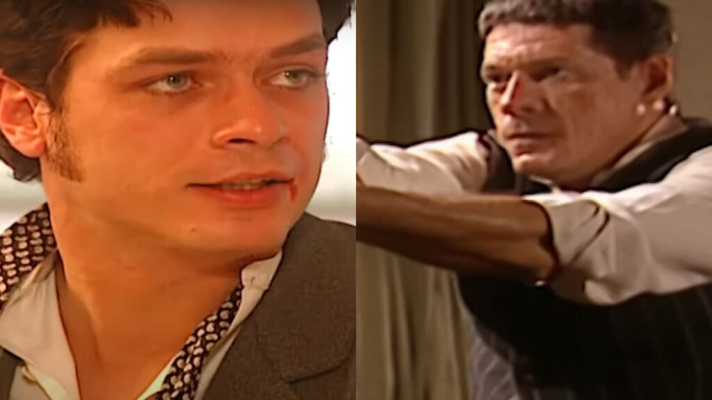 Inácio (Fábio Assunção) entra em confronto com Vitório (Antônio Grassi) (Foto: Reprodução)