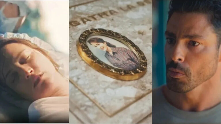 Caio (Cauã Reymond) e o segredo da mãe Agatha (interpretada por Bianca Bin) (Foto: Reprodução)