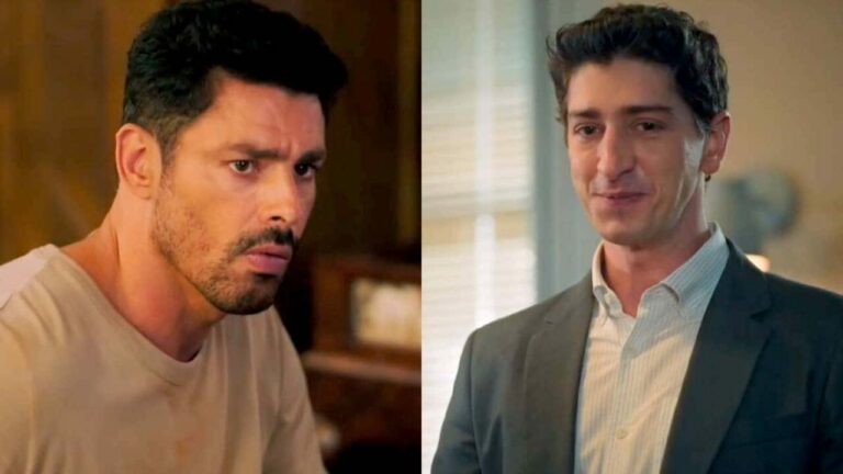 Terra e Paixão: Caio derruba máscara de Daniel de vez e expõe traição: "Eu sabia" 10 Caio (Cauã Reymond) e Daniel (Johnny Massaro) em Terra e Paixão) (Foto: Reprodução)