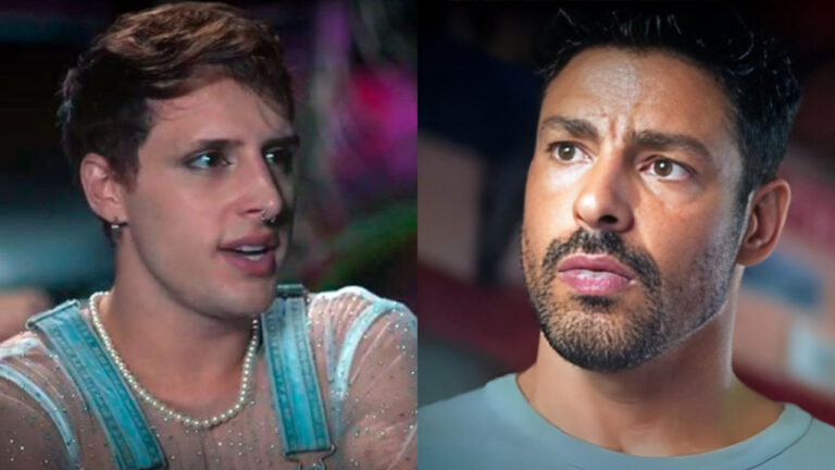 Kelvin, interpretado por Diego Martins, e Caio (Cauã Reymond) (Foto: Reprodução)