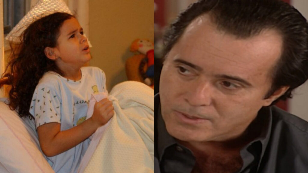 Salete (Bruna Marquezine) e Téo (Tony Ramos) em Mulheres Apaixonadas (Foto: Reprodução)