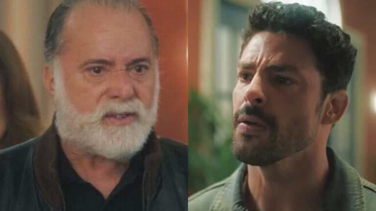 Antônio e Caio em Terra e Paixão (Foto: Divulgação)