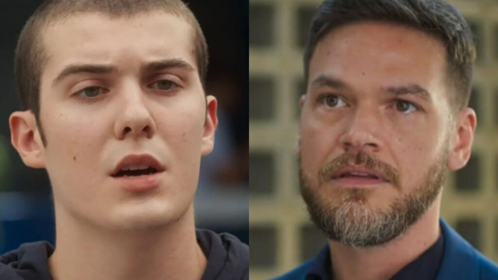 Vai na Fé: Theo (Emílio Dantas) e Rafa (Caio Manhente)