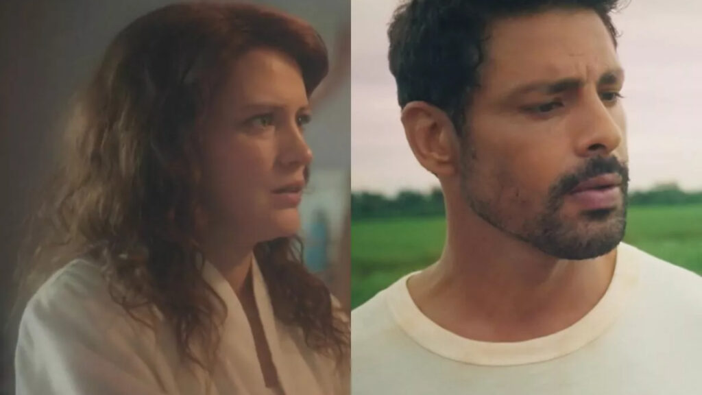 Agatha e Caio em Terra e Paixão (Foto: Divulgação)