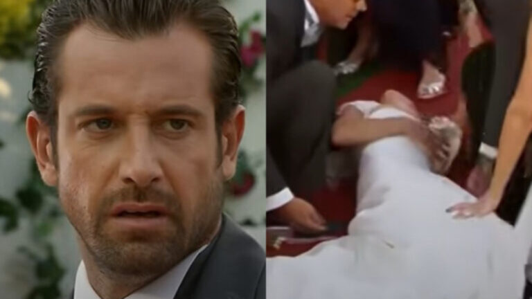 Rodrigo abandona Clara no altar em Um Refúgio para o Amor (foto: Divulgação)