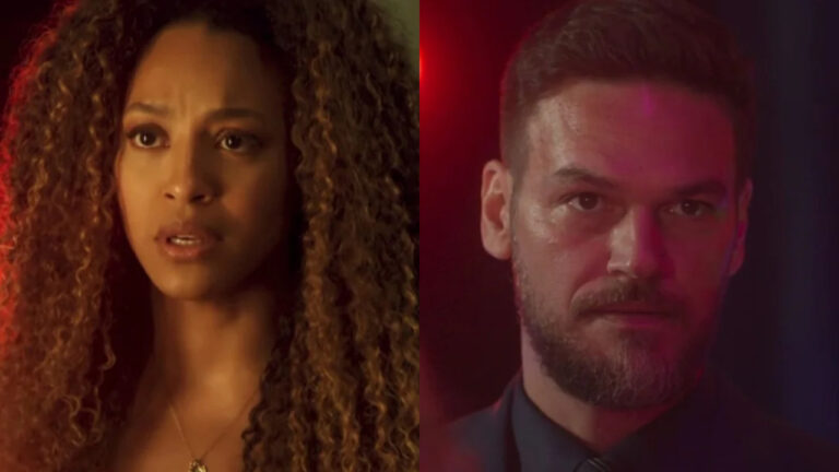 Vai na Fé: Sol dá tapão na cara de Theo e o humilha: "Canalha" 6 Sol e Theo em Vai na Fé (foto: Divulgação)