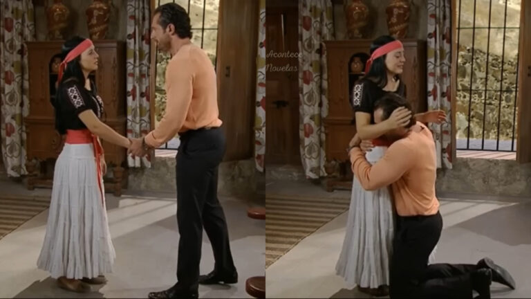 Rodrigo e Luciana em Um Refúgio para o Amor (Foto: Divulgação)