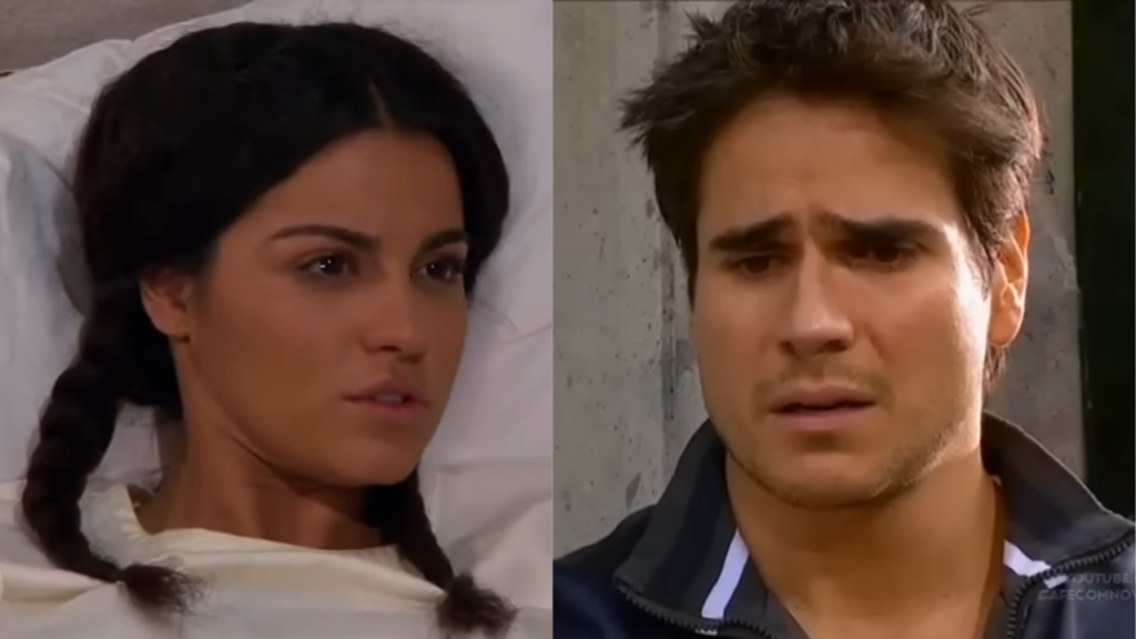 Esmeralda (Maite Perroni) e Paulo (Daniel Arenas) em A Gata (Foto: Reprodução)