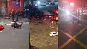 Atropelamento deixa 16 feridos em tumultuada noite na Cracolândia