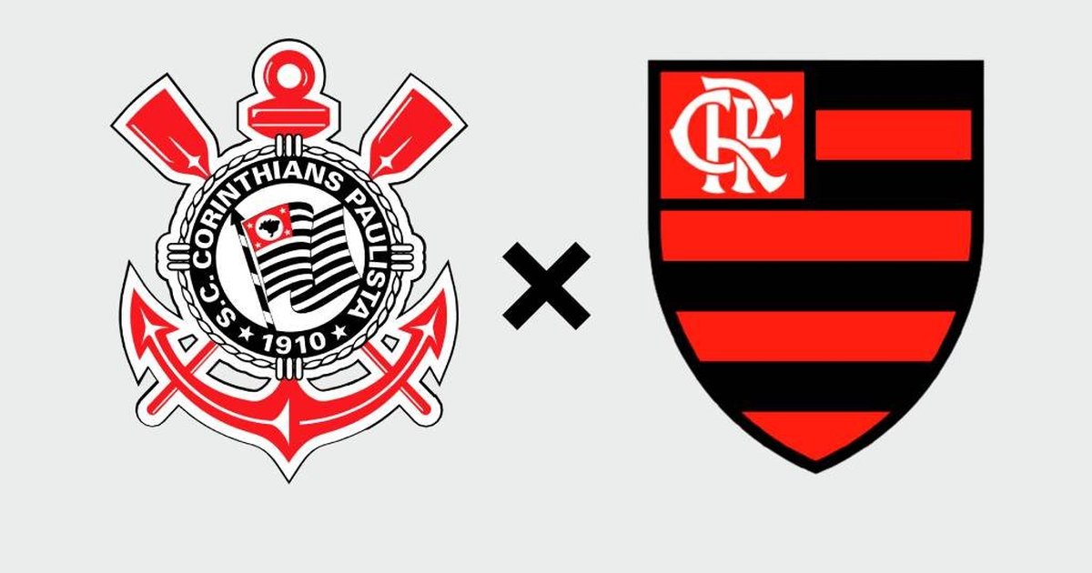 Corinthians x Flamengo (Foto: Reprodução)