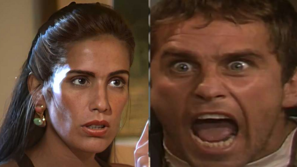 Raquel e Tonho da Lua em Mulheres de Areia (foto: Divulgação)