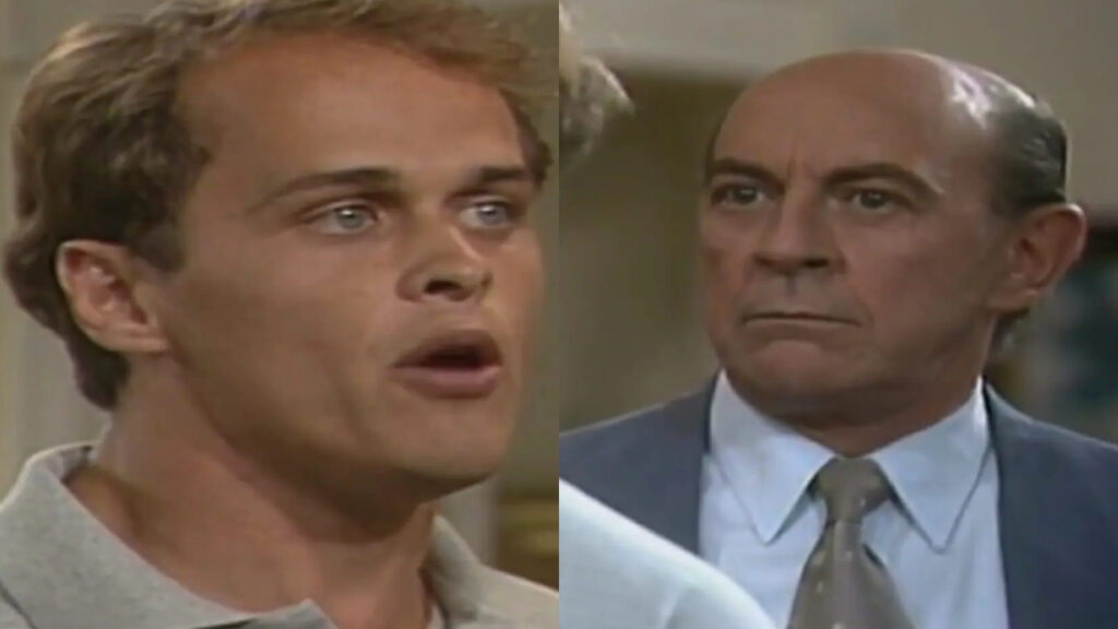 Marcos e Virgílio em Mulheres de Areia (Foto: Divulgação)