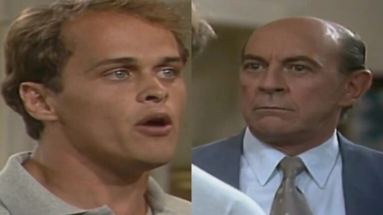 Marcos e Virgílio em Mulheres de Areia (Foto: Divulgação)