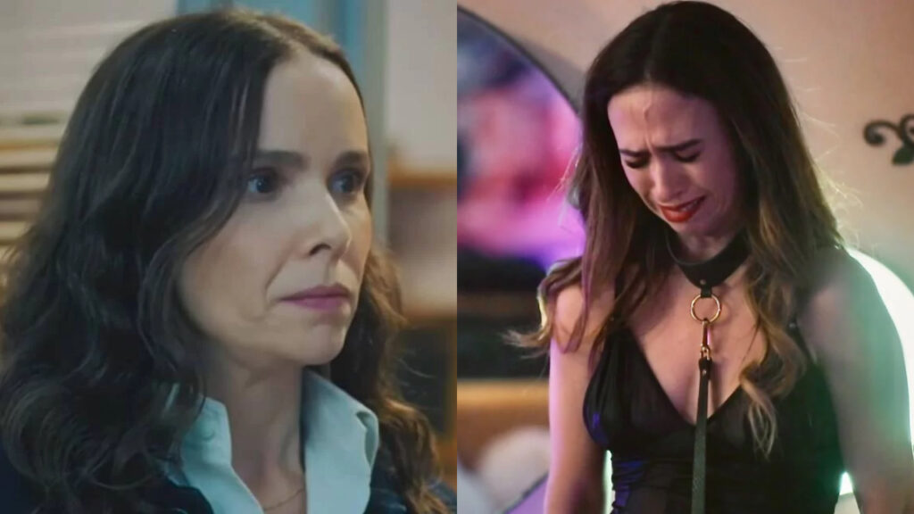 Lucinda e Anely em Terra e Paixão (Foto: Divulgação)