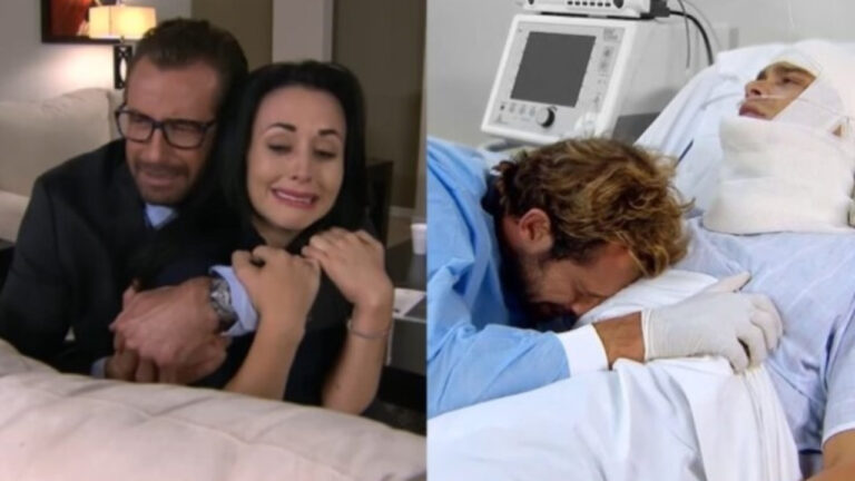 Um Refúgio para o Amor: Patrício morre e deixa carta para Luciana: "Te espero na eternidade" 7 Na imagem, os personagens Patrício, Rodrigo e Luciana da novela Um Refúgio para o Amor (Foto: Divulgação)