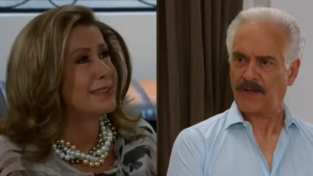 Augusto e Lorena são expulsos da mansão (Foto: Reprodução)