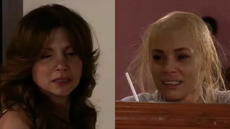 Júlia e Clara têm final trágico em Um Refúgio para o Amor (Foto: Reprodução / SBT)