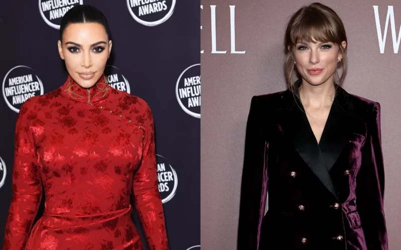Kim Kardashian e Taylor Swift (Foto: Divulgação / Montagem)