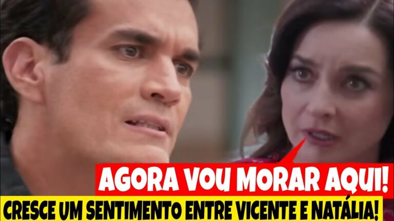 Minha fortuna é te Amar: Natália não aceita calada, vai para cima de Vicente e não vende casa: "Sua louca" 6 Vicente e Natália discutem em Minha Fortuna é te Amar (Foto: Reprodução)