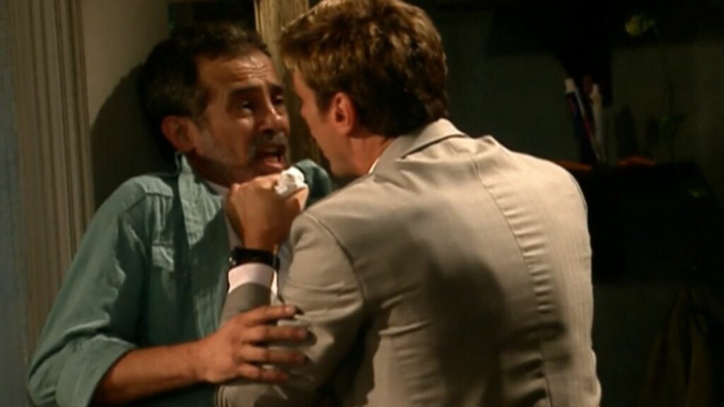 Vitor e Daniel na novela Paraíso Tropical (Foto: Reprodução)