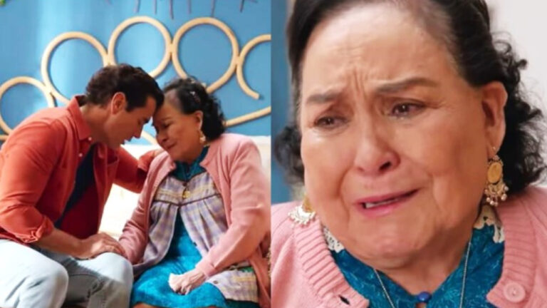 Dona Margô (Carmem Salinas) em cena da novela mexicana Minha Fortuna é Te Amar
