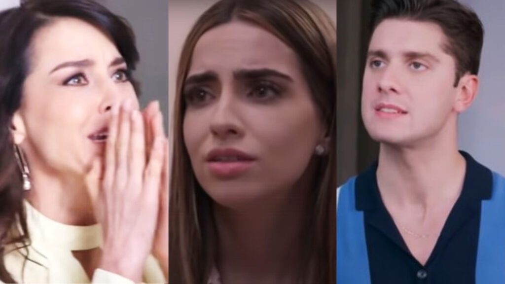 Natalia, Andréa e Omar em Minha Fortuna é te Amar. (Foto: Divulgação)