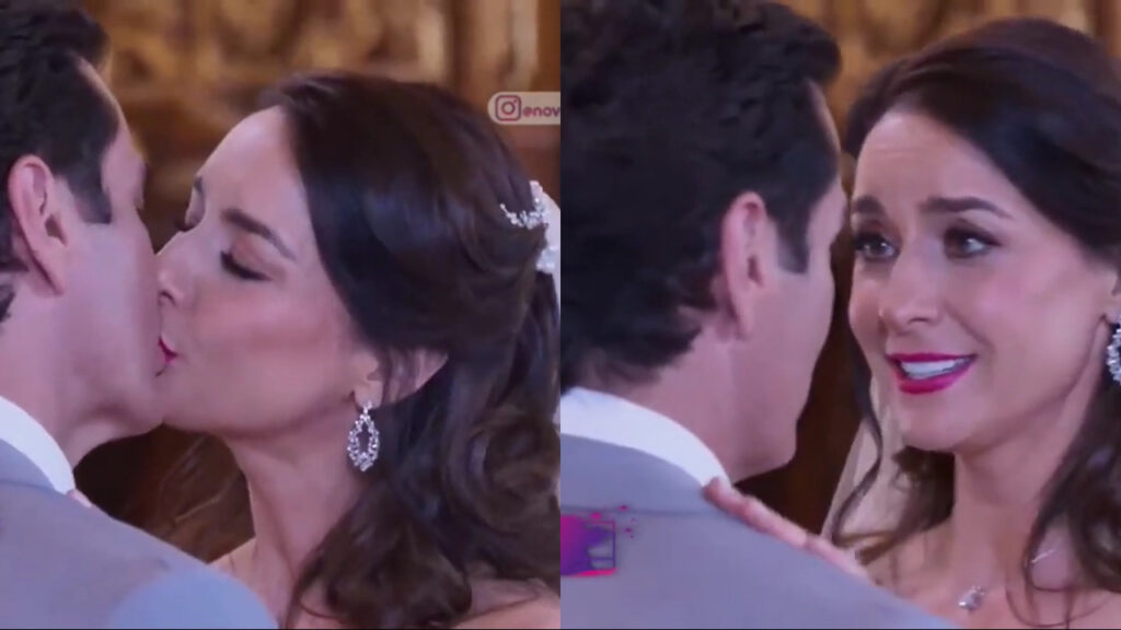 Natalia e Vicente se casam em Minha Fortuna é Te Amar. (Foto; Divulgação)