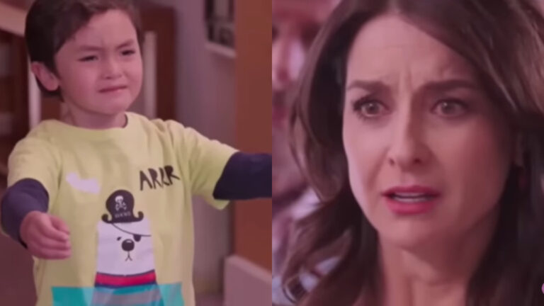 Benjamin chama Natália de mãe em Minha Fortuna é Te Amar. (Foto: Divulgação)