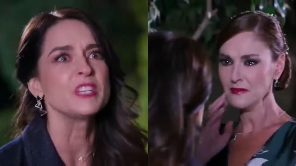 Natália dá tapa na cara de Constanza em Minha Fortuna é Te Amar. (Foto: Divulgação)