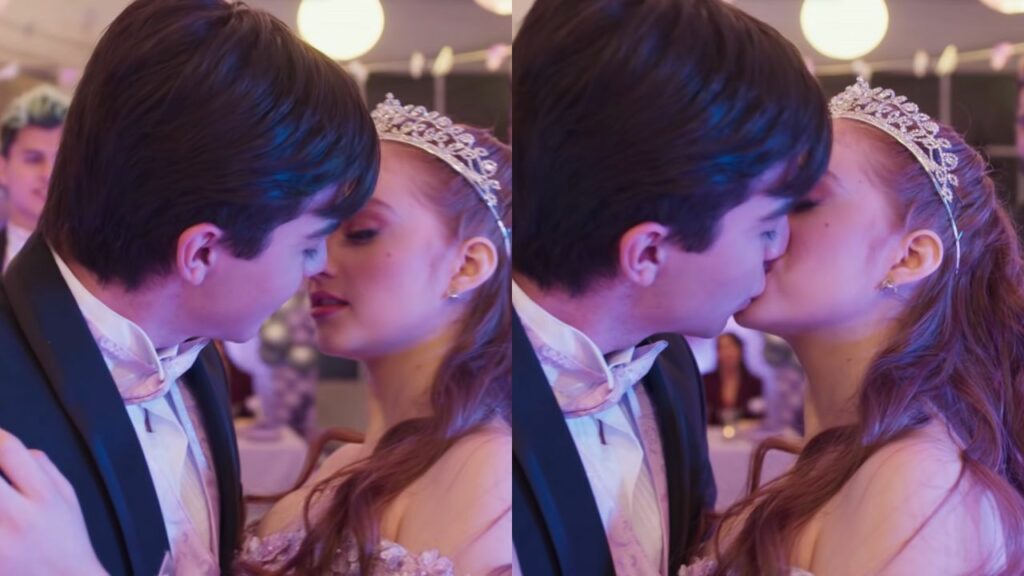 José e Regina se beijam em Minha Fortuna é te Amar (Foto: Reprodução)