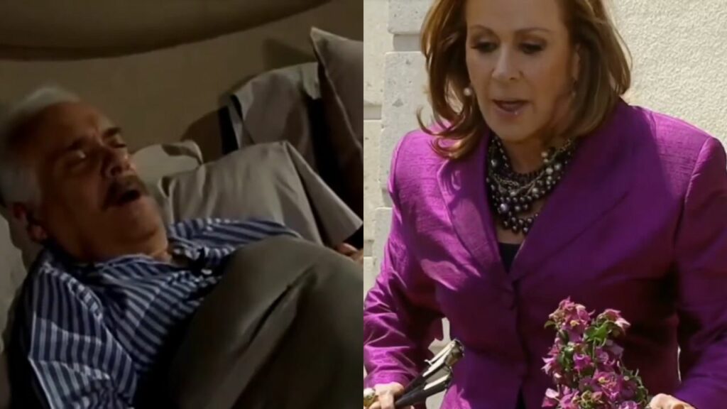 Augusto morre na novela A Gata (Foto: Reprodução)