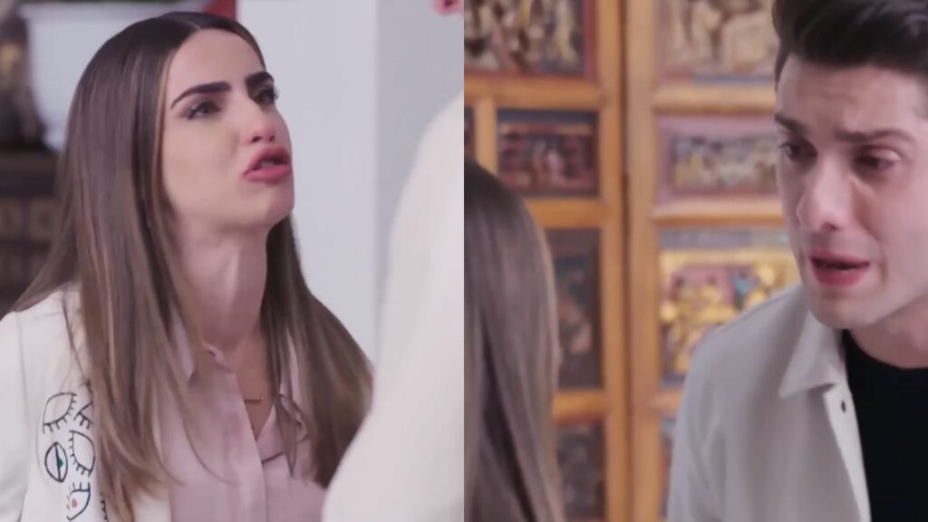 Minha Fortuna é Te Amar: Omar revela a verdade para Andréia (Foto: Reprodução)