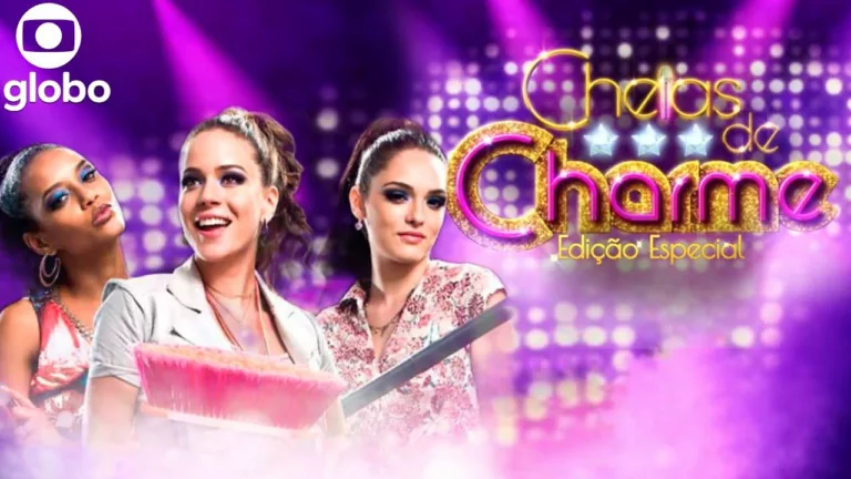 Na imagem, aparece as protagonistas da novela Resumo Cheias de Charme. A trama está sendo reprisada pela Globo