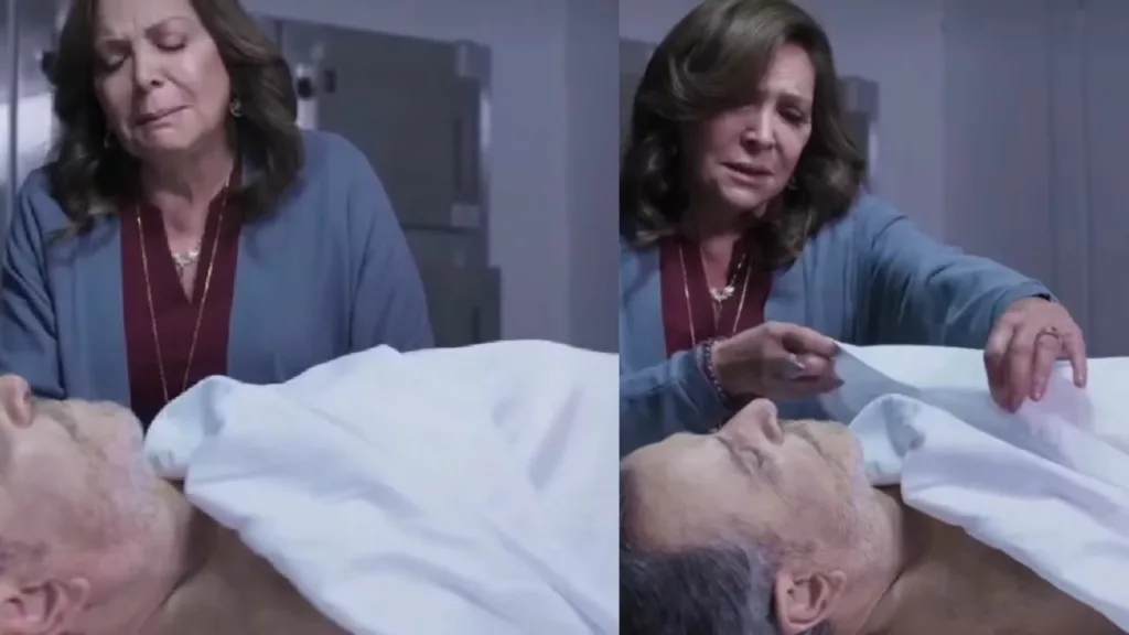 Dona Teresa desmorona em lágrimas em Minha Fortuna é te Amar (Foto: Reprodução)